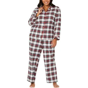 Family PJs Women's Plus Size 2X, Festive Themed Warm & Cozy Pajama Set, NWT - Picture 1 of 1