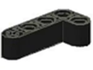 x5 NEW Lego Technic Liftarm THICK 2x4 L-Shape 2 x 4 BLACK - Picture 1 of 1