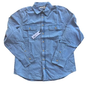 Taylor Stitch The Ledge Shirt in Sun Bleached Chambray Medium 40 Organic Cotton - Bild 1 von 5