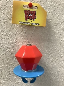 Neu! Ring Pop Weihnachtsschmuck, Neu mit Etikett! Rot & Blau Kostenloser Versand - Bild 1 von 4