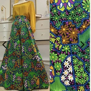 Vintage 60er 70er MOD Psychedelic Palazzo Hose S/28 Blumen Print Boho Hippie Retro - Bild 1 von 7
