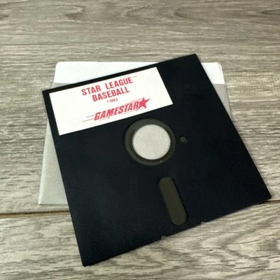 VTG Star League Baseball 1983 Gamestar Computer 5 1/4" Floppy Disk Game - Image 1 of 4