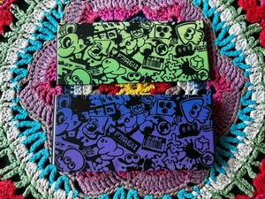 New Nintendo 3DS Faceplate Cover  "Splatoon" Grün Lila - Bild 1 von 2