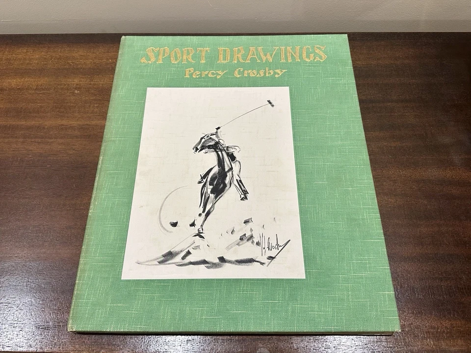 1st Edition Sports Drawings 1933 Percy CROSBY Book - Image 1 of 4