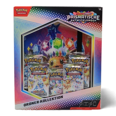 Pokémon Ordner-Kollektion Prismatische Entwicklungen DE Neu & OVP - Bild 1 von 3