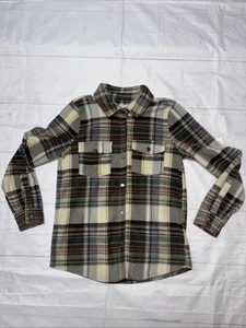O’Neill Flannel Snap Button Shirt Shacket Fleece Soft Plaid - Men’s Medium - Picture 1 of 6