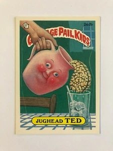 Topps 1987 Garbage Pail Kids Trading Card # 262b Jughead Ted - Picture 1 of 2