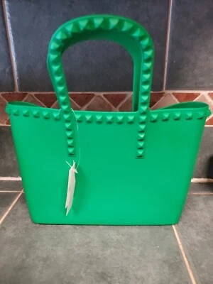 Cato Fashions Green Plastic Stud Handbag Purse NWT - Image 1 of 4