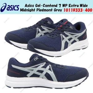 Asics Gel-Contend 7 WP Extra Wide Midnight Grey 1011B333-400 taglia uomo - Foto 1 di 8