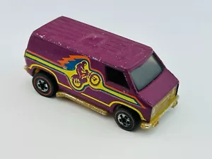 Hot Wheels Redline SUPER VAN Plum Enamel MotoX Flying Colors Nice !! - Picture 1 of 5