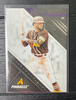 2021 Panini Chronicles Pinnacle #4 Purple/25 Fernando Tatis Jr. San Diego Padres - Image 1 of 2