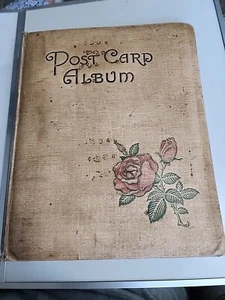 Vtg 1919-1929 Great Britain Postcard Album 47 Postcards & 1 Birthday Hanging PB8 - Picture 1 of 15
