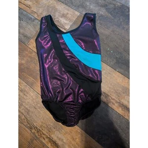 Danskin Now Girls' Shiny Gymnastics Leotard Size Small (6-6X) - Picture 1 of 3