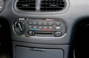 D Honda CRX del Sol Cromo - Telaio per Interruttore Ventilatore - Acciaio Inox Lucidato - Foto 1 di 3