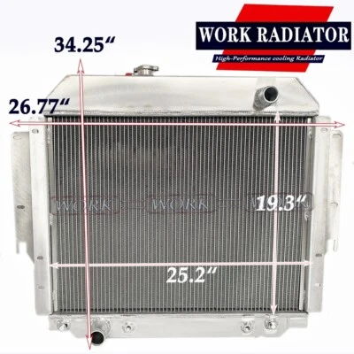 Radiador para Ford Van 1975-1991 1983 E100 E150 E250 E350 Econoline 5,0 L 5,8 L 6,6 Foto 1 de 4