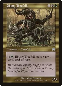 MTG Apocalypse --- EBONY TREEFOLK --- Uncommon! NM! Magic the Gathering! - Picture 1 of 3