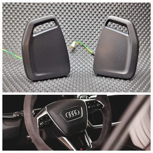 AUDI Paddles Shifters Steering Wheel Alloy BLACK A3 A4 A5 A6 OEM 85E951523J - Bild 1 von 9