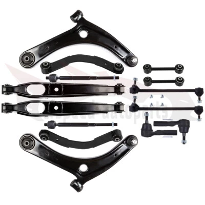 Brazo de control delantero y trasero 14 piezas barra de amarre de enlace lateral para Jeep Patriot 2007-2017 Foto 1 de 4