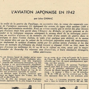 L'aviation japonaise en 1942 - - Article de presse 1943 - Picture 1 of 4
