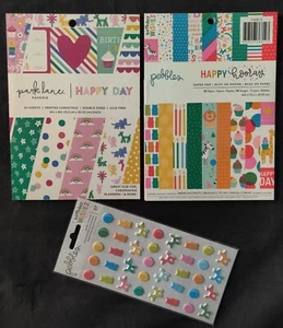 Birthday Paper Pads & Stickers Set Pebbles And Parklane  - Picture 1 of 23