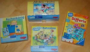 Haba Set Lernspiele + Differix *Paket 4 Spiele* Vorschule/Grundschule - Bild 1 von 4