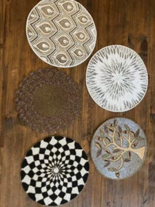 Glass Beaded Placemats Ideal for Christmas, Wedding Special Occasion - Picture 1 of 14