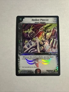 Duel Masters TCG Amber Piercer Brain Jacker 23a/55 Holo Rare 2004 NM Near Mint - Picture 1 of 7