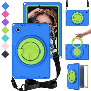 For Samsung Tab A8 10.5 A7 Lite 8.7 Case 360° Rotatable Stand Strap Tablet... - Picture 1 of 26