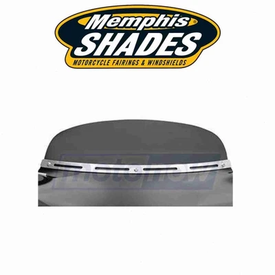 Memphis Shades Batwing Fairing Slotted ChromeTrim for 2000-2007 Harley dl Foto 1 de 4