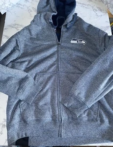 Seattle Seahawks Hoodie Herren Large NFL Pro Line Fleece gefüttert Full Zip LNC - Bild 1 von 11