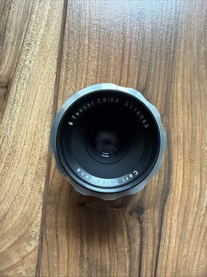 Carl Zeiss Jena Tessar f/2.8 50mm Objektiv Analog Vintage - Bild 1 von 2