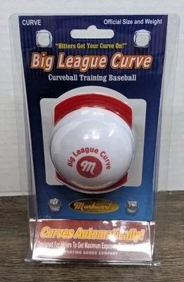 Bola de beisebol Markwort BIG LEAGUE CURVE arremessador batedor auxiliar de treinamento NOVA - Imagem 1 de 4