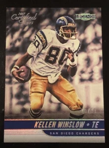 2017 Certified Cuts #137 KELLEN WINSLOW Legends SP #d 78/99! CHARGERS - Picture 1 of 2