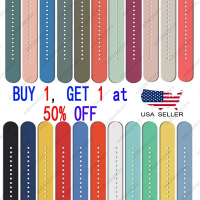 For Apple Watch Silicone Band Strap Series SE 2 3 4 5 6 7 8 9 10 Sports 38-49mm - Image 1 of 3