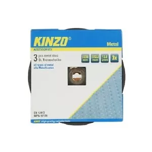 Kinzo Universal 3er Pack Metall Schleifscheiben 230 mm Trennschleifwinkel Neu - Bild 1 von 1