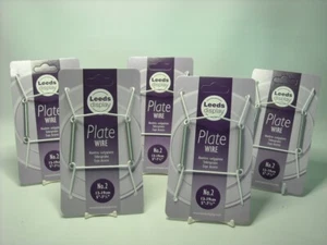 "CINCO de 13-19cm ALAMBRE COLGANTE DE PANTALLA PLACA DE PARED Placa Máxima Tamaño 5"" - 7.5"" - Imagen 1 de 3