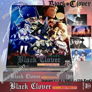 Black Clover DVD Complete TV Series Collection Season 1-4 Anime English Dubbed - Picture 1 of 13