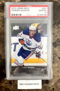 Mix Cards Mystery Packs With 2015-16 PSA 10 Connor McDavid Young Guns CHASE CARD - Picture 1 of 11