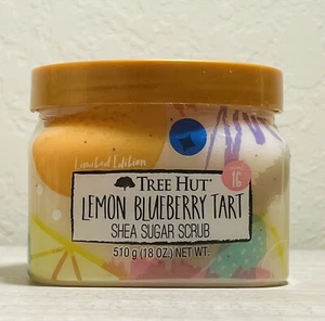 Tree Hut Shea Sugar Scrub LEMON BLUEBERRY Limited Edition-18 Oz NEW - Picture 1 of 2