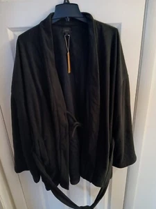 Skims Kuscheliger Strick Gürtel Langarm Morgenmantel Damen Größe XL Onyx Stretch Pullover G63 - Bild 1 von 3