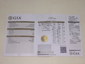 0.72 Ct Round Brilliant SI2 Clarity I Color GIA Certified Diamond - Picture 1 of 4