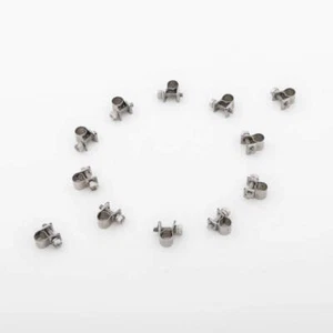 12pcs 6-8mm 1/4"-5/16" 304 Stainless Steel Mini Hose Clamps Clips for Fuel Pipe - Picture 1 of 4