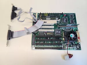 PCChips M520 i430VX + Pentium 200MHz + 64MB BIOS PATCH J.2 128GB SUPPORT TESTED - Picture 1 of 9