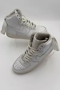 Nike Air Force 1 '07 High Triple White Men's 10.5 Nike Air Force One High CW2290 - Picture 1 of 11