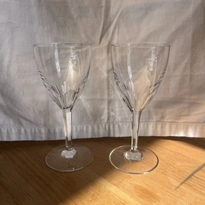 2er Set Baccarat Frankreich Genua Wein/Wasserkelche 6 7/8" Stielgläser - Bild 1 von 16