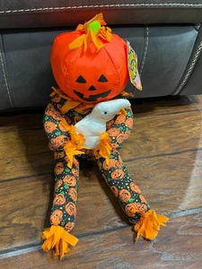 ACMI Sugar Loaf Creations Inc. Halloween pumpkin & ghost Plush/Stuffed w/tag - Picture 1 of 10