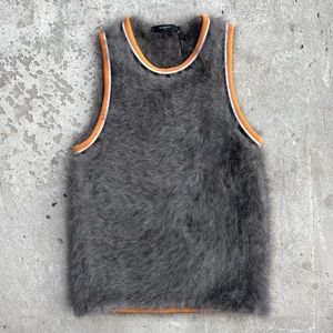 FW14 Givenchy by Riccardo Tisci Runway NWT Fur/Faux Basketball Tank Sweater Vest - Picture 1 of 18