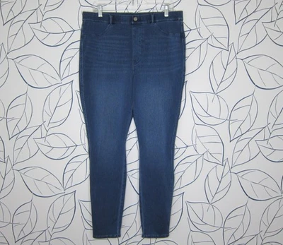 Uniqlo Ultra Elástico Tiro Alto Denim Leggings Pantalones Para Mujer Talla XXL Foto 1 de 4