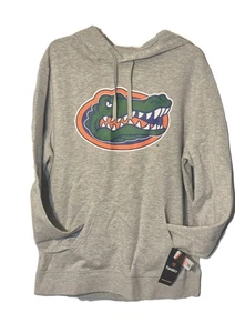Unisex Men’s Large Florida Gators FANATICS Gray Pullover Hoodie New - Picture 1 of 12