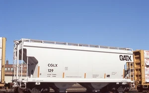 JL Orig Slide CGLX GATX Lease NSC 3320 CUFT 2 Bay Hopper #129 St Paul MN 2007 - Picture 1 of 1